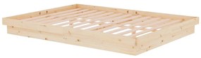 Estrutura de cama king 150x200 cm madeira maciça