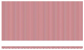 Toldo Retrátil Manual Listrado Vermelho e Branco 600x300 cm