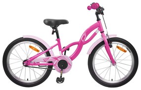 vidaXL Bicicleta Infantil 20 Polegadas para 6-11 Anos Rosa Escuro