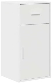 Armário Branco Branco MDF Compacto Armazenamento Armário