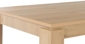 Mesa de jantar com efeito de madeira clara 180 x 90 cm VITON Beliani