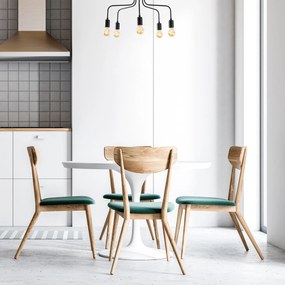 Candeeiro de Teto Candelabra – Preto – 59 x 59 cm