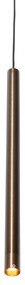Candeeiro Pendente Moderno Bronze Escuro para Sistema de Trilho Monofásico - Iconic Frini Moderno