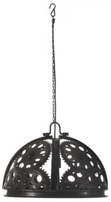 Candeeiro de teto industrial c/ design de roldanas 45 cm E27
