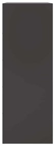 Aparador 67x39x107 cm aço preto