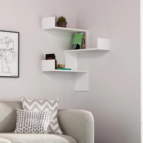 Prateleira de Parede Luksa – Branco – 60x90x60 cm