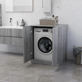 Armário máquina de lavar roupa 71x71,5x91,5 cm sonoma cinza