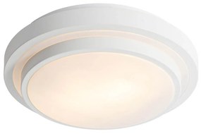 Plafon Moderno Branco 35cm 2 Luzes IP44 - Walden
