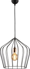 Candeeiro de Teto Fellini – Preto – 39 cm