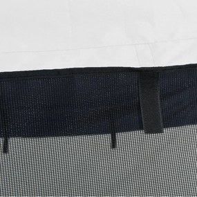 Toldo 4 arcos Bimini paredes malha laterais 243x(230-244)x137cm