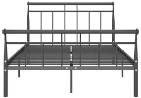Estrutura de cama 120x200 cm metal preto