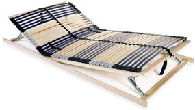 Estrado de ripas com 42 ripas 7 zonas 100x200 cm