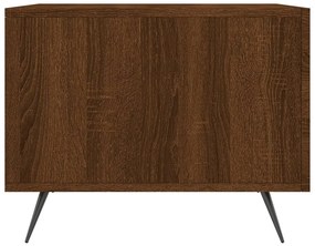 Mesa de centro 50x50x40 cm derivados madeira carvalho castanho
