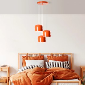 Candeeiro de Teto Yozgat – Laranja – Diâmetro 45 cm
