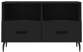 Móvel p/ TV 80x36x50 cm derivados de madeira preto