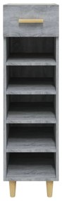 Sapateira 30x35x105 cm derivados de madeira cinzento sonoma