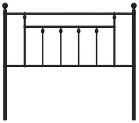 Cabeceira de cama 100 cm metal preto
