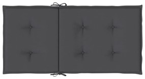Almofadões lombares p/ cadeiras 2pcs 100x50x4cm mesclado tecido
