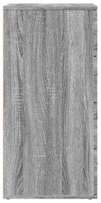 Aparador 60x39x80 cm derivados de madeira cinzento sonoma