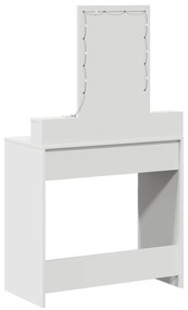 Mesa de Maquilhagem com Luzes LED Brancas 79x41x140 cm