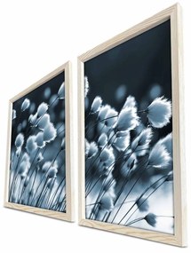 Pintura Decorativa em MDF com Moldura 2PKCT-008 – Multicolor – 38 x 53