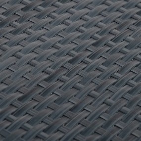 Telas de varanda 10 pcs 255x19 cm vime PE antracite