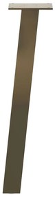 Pés para mesa de centro 4 peças aço natural 42 cm aço