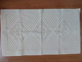 55X105 cm - Tapetes artesanais 100% algodão cru