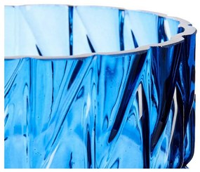 Vaso Lapidado Cristal Azul (13 x 26,5 x 13 cm)