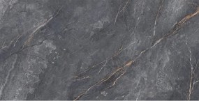 Mexen Walcey Charcoal amostra de grés vidrado rekt. G1, azulejo de piso e parede, brilho - TL150-02-S