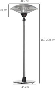 Aquecedor de Jardim Elétrico 3000W – Conforto e Eficiência para os Dia