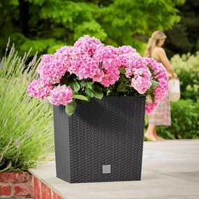 Vaso para flores Mouse Low 39x39x40,5cm antracite