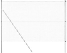 Cerca de Arame Soldado com 13 Postes 1.6x25 m Aço Galvanizado