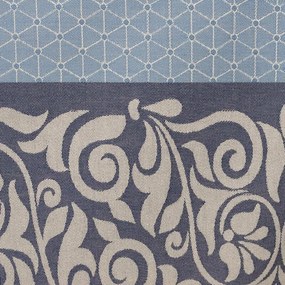 Toalhas de mesa anti nódoas 100% algodão - QUEEN da Fateba: Azul 1 Toalha de mesa 150x150 cm