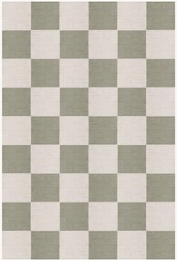 Tapete em juta de pelo curto tecido à mão Chess Flatweave