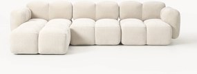 Sofá modular Tayla (4 lugares) com pufe (esquerdo/direito)