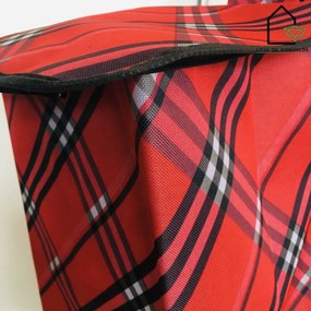 Carrinho para Compras | Vermelho &amp; Preto