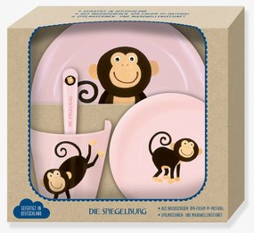 Conjunto de louça para bebé com tema de macaco Die Spiegelburg multicolor