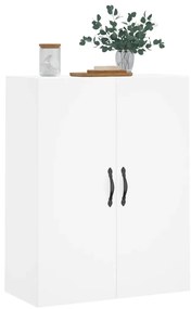 Armário de parede 69,5x34x90 cm derivados de madeira branco