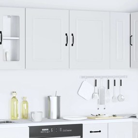 Armários de parede de cozinha 2pcs Kalmar deriv. madeira branco