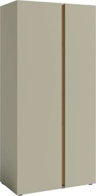 Roupeiro Fiosono 102, Eucalipto, Carvalho, 195x90x50cm, 74 kg, Portas para roupeiro: Com dobradiças