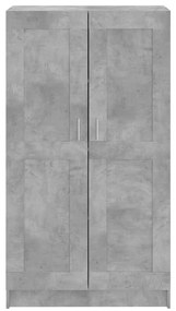 Estante 82,5x30,5x150 cm derivados de madeira cinzento cimento