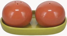 Conjunto de saleiro e pimenteiro em cerâmica Duo, conjunto de 3