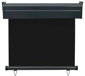 Toldo lateral para varanda 80x250 cm preto