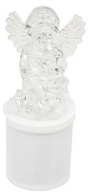 Círio Elétrico Led Anjo Sentado 5X15cm