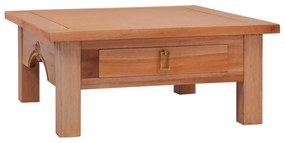 vidaXL Mesa de centro 68x68x30 cm madeira de mogno maciça