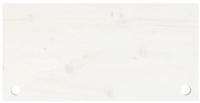Tampo de secretária 80x40x2,5 cm pinho maciço branco