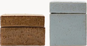 Caixas de arrumação artesanais Treasure, conjunto de 2
