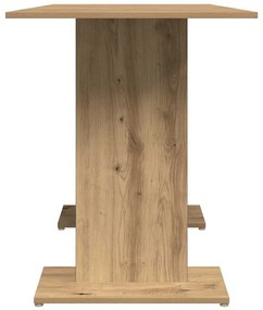 Mesa de jantar 110x60x75cm derivados madeira carvalho artisiano