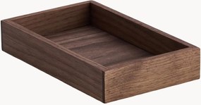 Organizador de mesa artesanal em madeira de nogueira